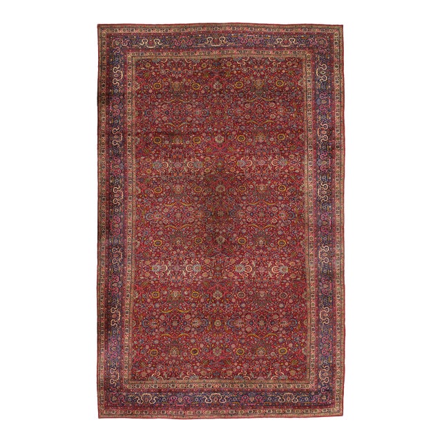 Pasargad DC Fine Hand Knotted Antique Tabriz Rug For Sale