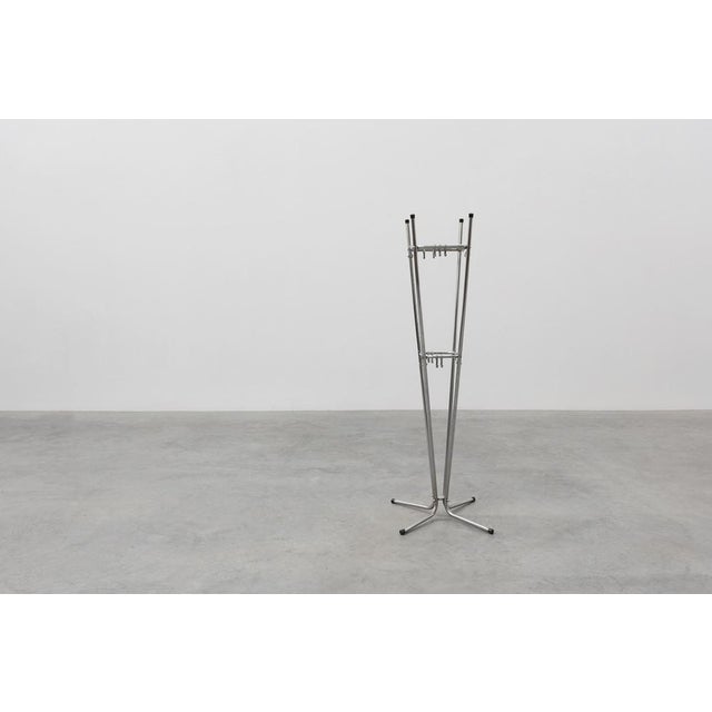 Mid-Century Modern Chrome Coat Rack from Tubax, Belgium, 1950s For Sale - Image 6 of 12