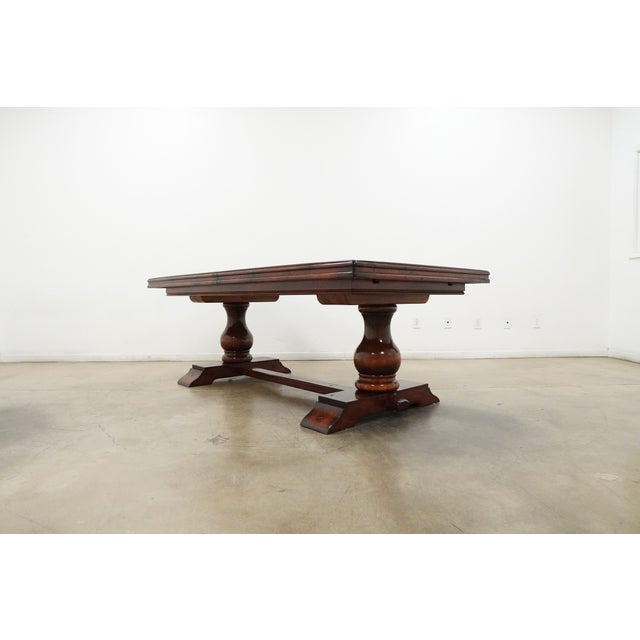 Vintage Bernadette Livingston Rustic Luxury Furniture Dining Table For Sale - Image 10 of 14
