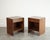 Walnut Thin Line Nighstands by t.h. Robsjohn-Gibbings, C. 1950s For Sale - Image 4 of 6