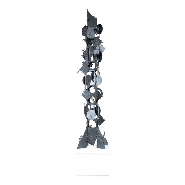 Iron Sculpture, Paolo Conti, 1987 For Sale