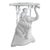 White Vintage Hollywood Regency Elephant Console Table For Sale - Image 8 of 10