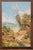 Blue Miniature Impressionist Masterpiece Desert Landscape Oil Painting on Board 10" For Sale - Image 8 of 11