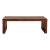 39" Simple Plank Wood Brown Rectangular Coffee Table Stand For Sale