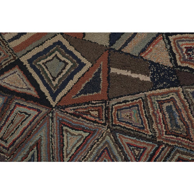 Traditional Vintage Turkish Anatolian Square Prayer Rug With Floral Mihrab Design - Rug & Kilim For Sale - Image 3 of 7