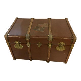 Vintage English Trunk For Sale