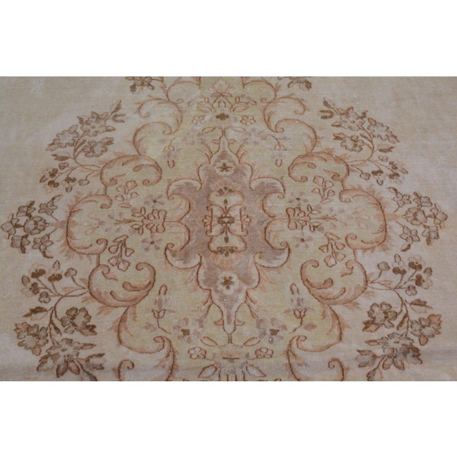 Vintage Turkish Anatolian Hand Knotted Wool Rug, 11'8x15'5 For Sale In New York - Image 6 of 6