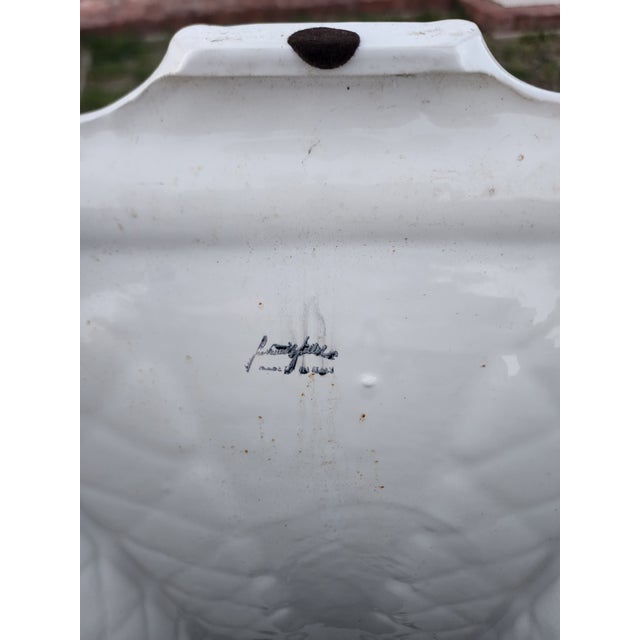 Vintage Italian Ceramic Pedestal For Sale - Image 11 of 11