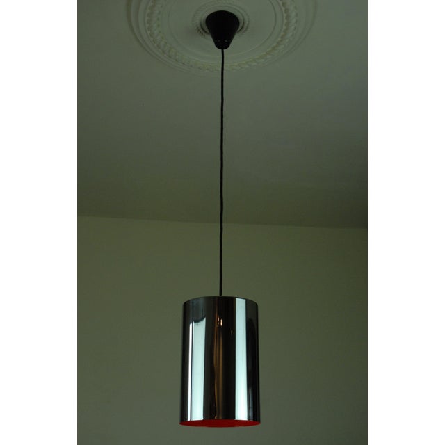 Fog & Mørup Chrome Sektor Pendant Lamp by Jo Hammerborg for Fog & Morup. 1970s For Sale - Image 4 of 11