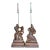 Vintage Mid-Century Heifetz Hand-Carved Dancer Table Lamps – A Pair For Sale