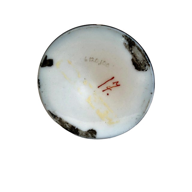 Matched Pair of Late 19th-Century Porcelain Vases With Portraits of Young Women For Sale - Image 11 of 12