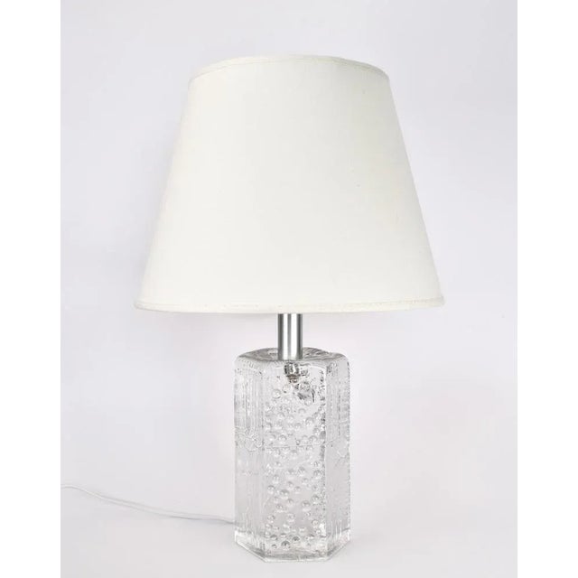 Crystal Structure Table Lamp by Willem Heesen for Royal Leerdam, 1967 For Sale - Image 6 of 13
