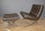 Set of Barcelona Armchair and Ottoman attributed to Mies Van Der Rohe, 1970s For Sale - Image 12 of 16