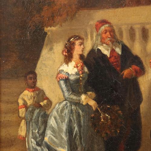 French School Artist, The Presentation, Oil on Canvas For Sale - Image 4 of 11