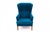 Set of 20th Century Wingback Armchair with Ottoman, Denmark, 1950s For Sale - Image 4 of 16