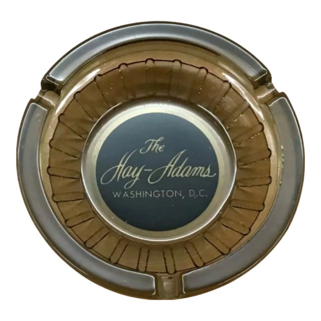 Vintage 5-Star the Hay Adams Hotel Washington, DC Ashtray For Sale