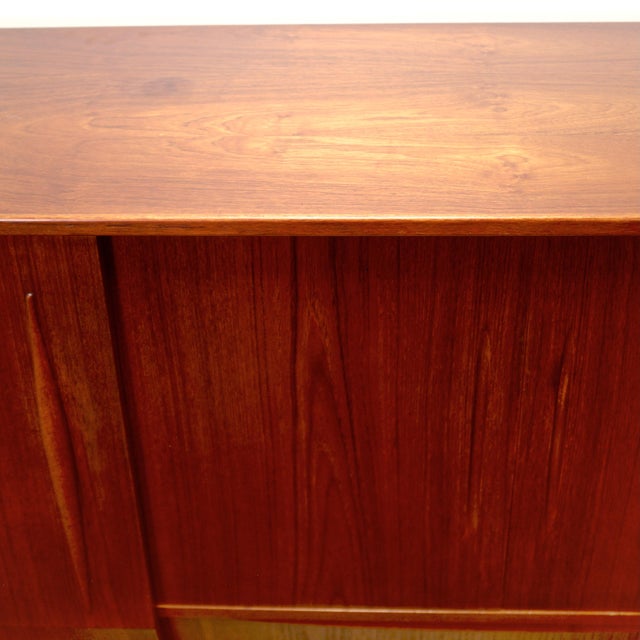 1950s Danish Teak Highboard Designed by E.W. Bach, Attributed For Sale - Image 11 of 18