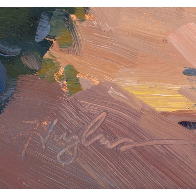 Early 21st Century Presque Isle (Day 123), June 27, 2024 by Primary Hughes | Oil Painting of a rocky shoreline and water For Sale - Image 5 of 5