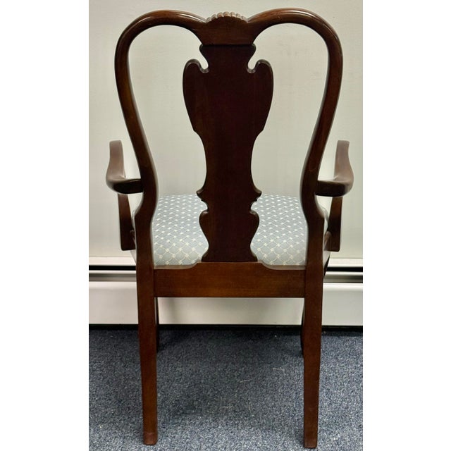 Traditional Vintage Pennsylvania House Solid Cherry Georgian Dining Chairs - Set of 6 For Sale - Image 3 of 12