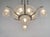 1920s Gilles French Art Deco Multi-Light Chandelier 1930s - Fruit Motif Frosted Glass For Sale - Image 5 of 12