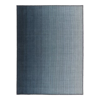 Rug & Kilim’s Contemporary Textural Rug in Gradational Blue For Sale