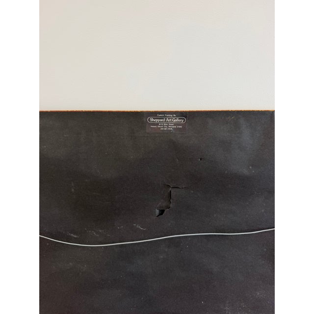 1980s 1980s Original Signed Fritzner Louis Haitian Jungle Painting | Framed Oil on Canvas | 30" X 24" For Sale - Image 5 of 6