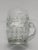 Transparent Vintage Arcoroc Clear Glass 16 Ounce Beverage Mugs, Thumbprint Pattern, Set of 2 Mugs For Sale - Image 8 of 11