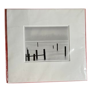 Photographic Print of San Francisco Skyline, Through the Fog: Black and White Photo by Chris Honeysett For Sale
