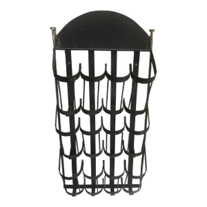 1960s Wrought Iron Hanging Wine Wall Rack