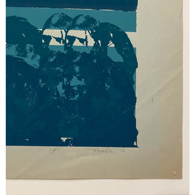 Modern 1970 Tony Bradley Tom Baker Serigraph For Sale - Image 3 of 5