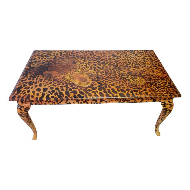 Chippendale Style Table in Beech, Early 1900s For Sale