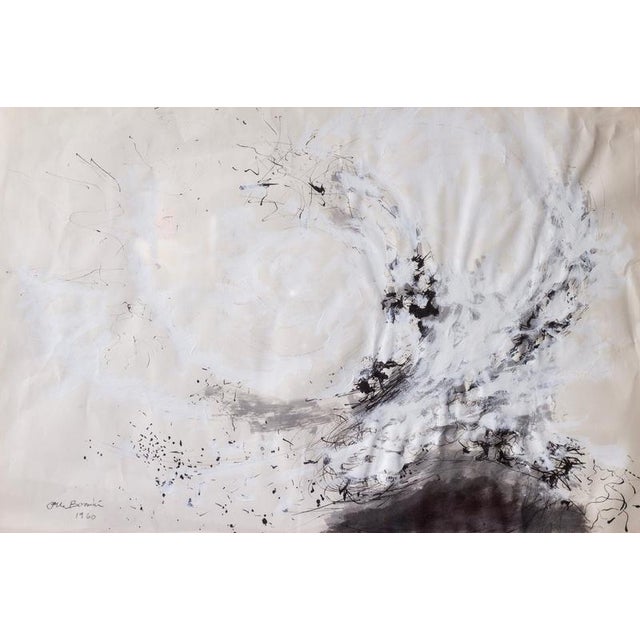 Olle Bonnier, Kataklysmerna, 1960, Mixed Media, Framed For Sale - Image 4 of 8