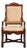 Hekman Furniture Cherry Louis XV French Provincial Contemporary Style Dining Arm Chair 7-2225 For Sale