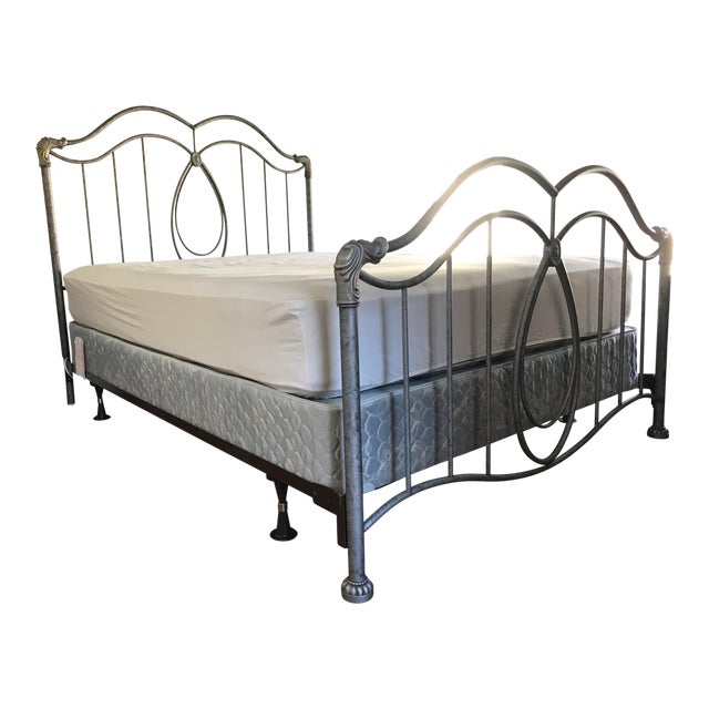 Gray Metal Queen Bed Chairish