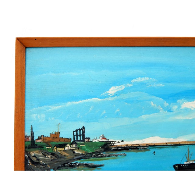 S. West, Seascape, 1971, Oil on Board, Framed For Sale - Image 4 of 11
