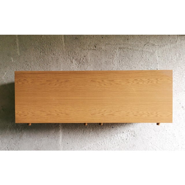 Mid-Century Modern German Lowboard in Beech, 1960s For Sale - Image 10 of 14