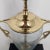 Chapman Manufacturing Company Vintage Chapman Brass & Seeded Glass Urn Table Lamp – 1980s For Sale - Image 4 of 9