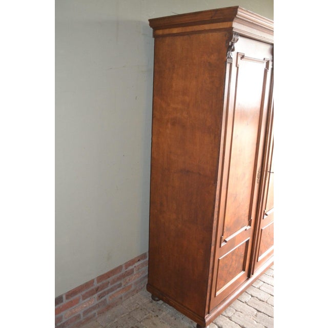 19th Century German Walnut Cupboard For Sale - Image 6 of 9