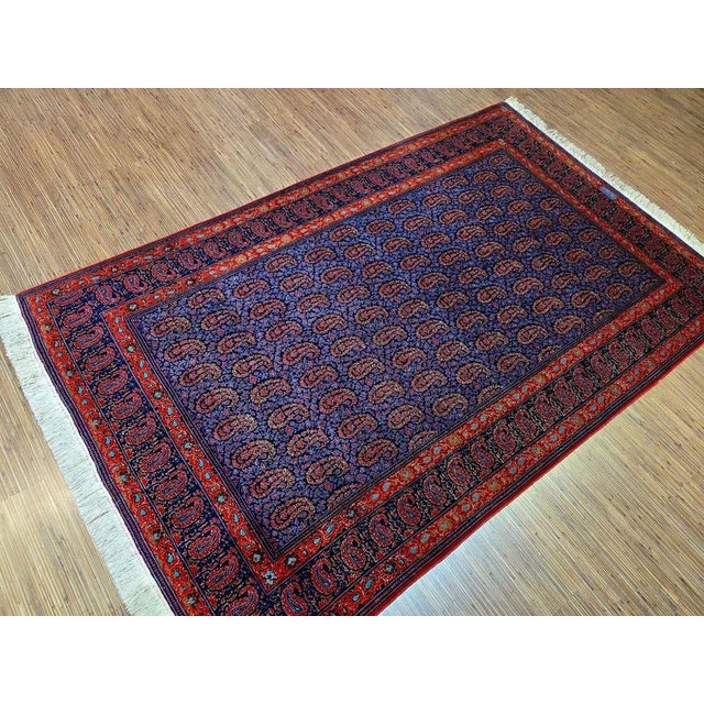 Middle Eastern Keshan Rug For Sale - Image 6 of 11