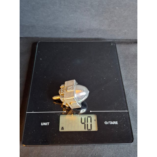 Vintage Sterling Silver 925 Jerusalem Cityscape Dreidel Sevivon Judaica 40g For Sale - Image 15 of 15