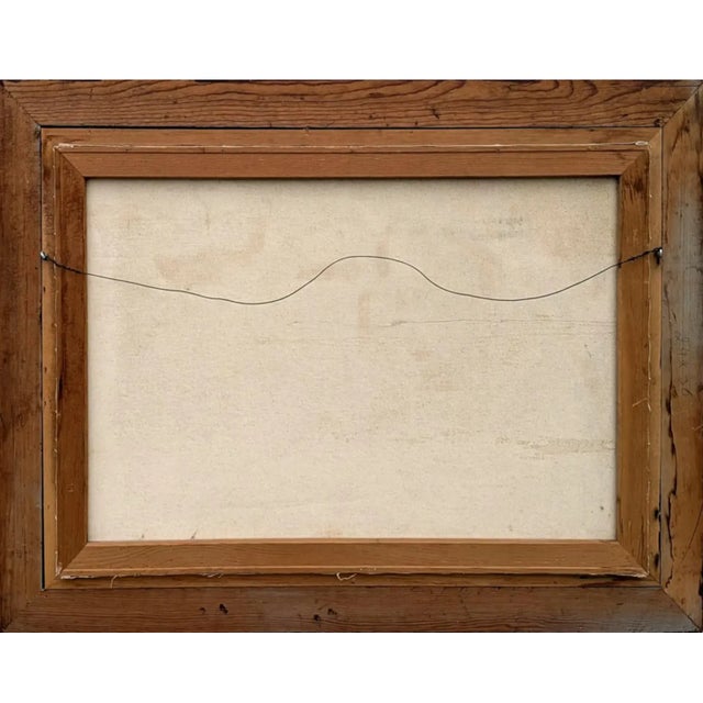 1970s Audrey Myrick Original Coastal Seascape Oil on Canvas in Carved Gilt Frame For Sale - Image 13 of 13
