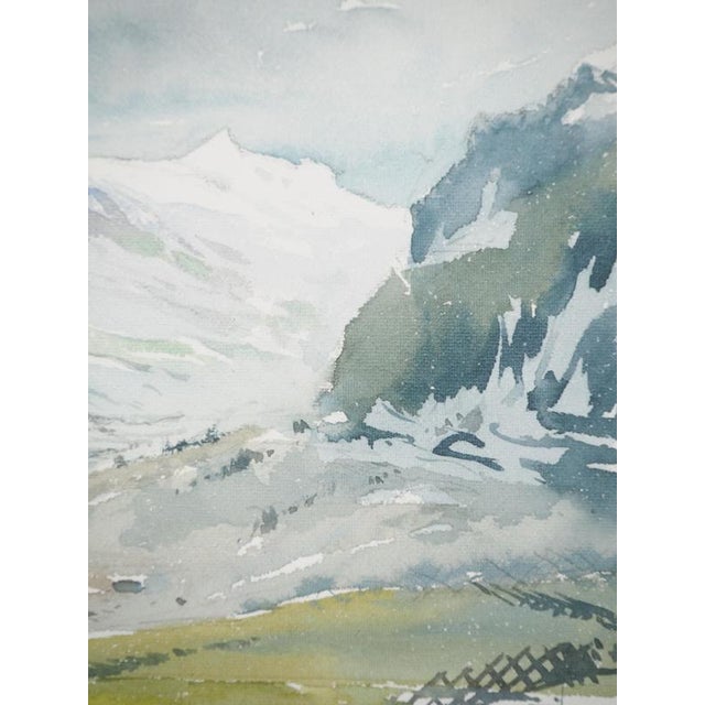 René Leverd, Lungern Direction, Watercolor For Sale - Image 3 of 8