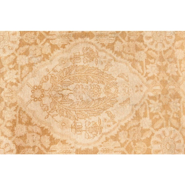 Fine Antique Indian Amritsar Handmade Wool Rug For Sale In New York - Image 6 of 12