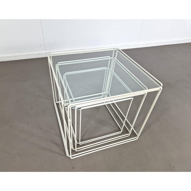 Isocele Nesting Tables by Max Sauze for Max Sauze Studio, 1970s, Set of 3 For Sale - Image 6 of 11