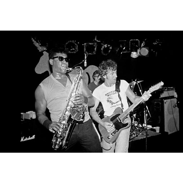 1984 Original Giclee Photograph of Bruce Springsteen & Clarence Clemons For Sale