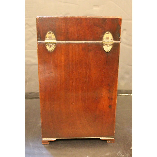 Wood Circa 1765-1780 English Pair of George III Knife Boxes For Sale - Image 7 of 15