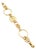 Chanel Camélia Collection 18k Yellow Gold Open Hoop & Flower Motif Bracelet For Sale