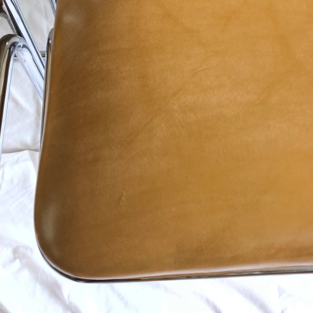 1970s Mid-Century Modern Cantilevered Chrome Dining Chairs by Daystrom- Set of 2 For Sale - Image 5 of 7