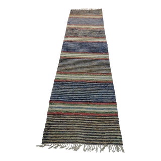 Rag Rug Swedish Mid Century For Sale