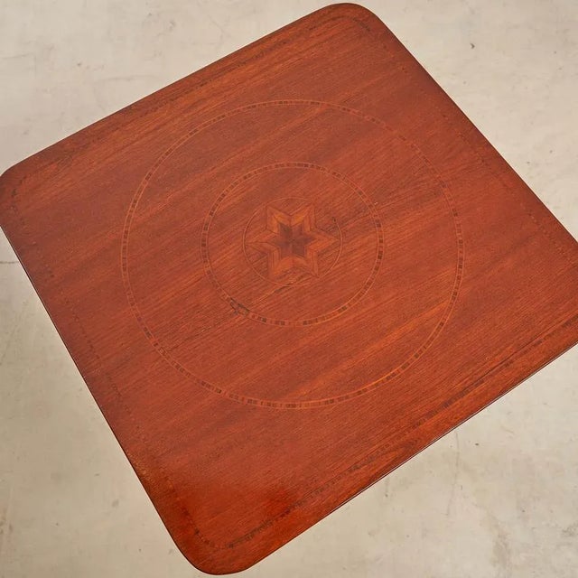 Table with Inlaid Lacquer Wax Finishing, 1800s For Sale - Image 5 of 6